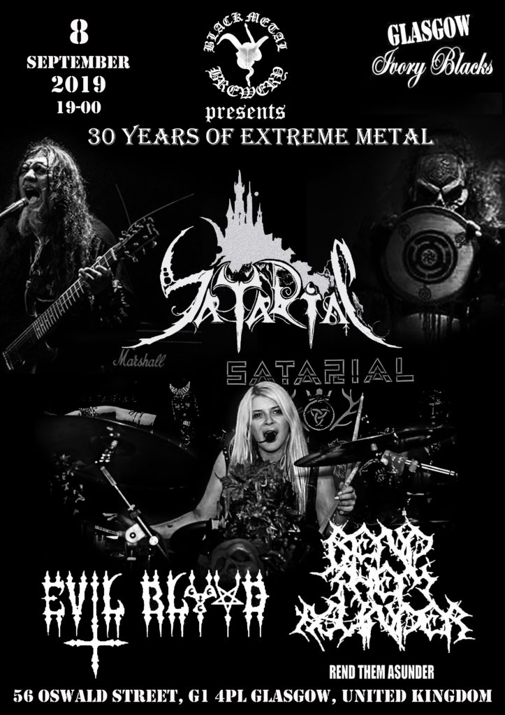 08/09/19 Satarial Metal Gigs